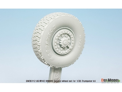 Us M142 Himars Sagged Wheel Set ( For Trumpeter 1/35) - zdjęcie 5