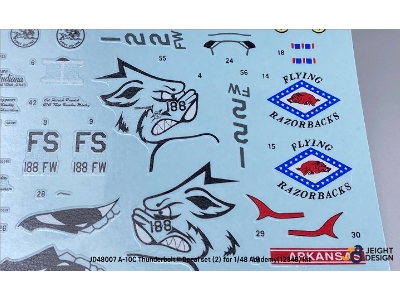 Usaf A-10c Thunderbolt Ii Decal Set (2) (For Academy 12348) - zdjęcie 4