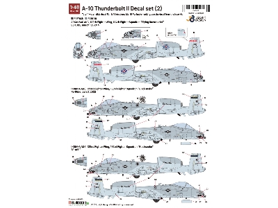 Usaf A-10c Thunderbolt Ii Decal Set (2) (For Academy 12348) - zdjęcie 6