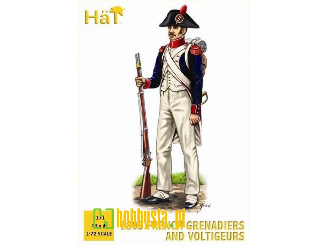 Napoleonic French Elite Infantry With Bicornes (1805) - zdjęcie 1 Napoleonic French Elite Infantry With Bicornes (1805) - zdjęcie 1