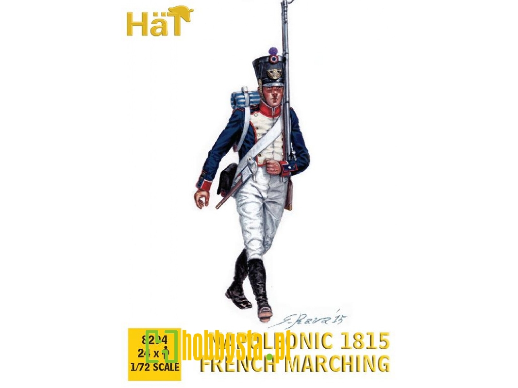 Napoleonic 1815 French Line Infantry Marching - zdjęcie 1 Napoleonic 1815 French Line Infantry Marching - zdjęcie 1