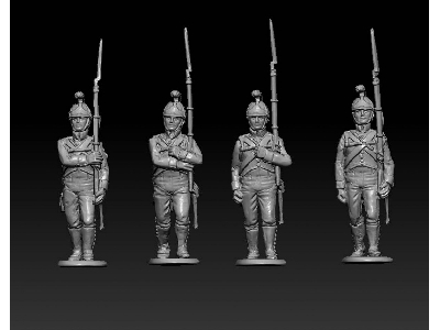 Napoleonic Austrian Line Infantry - Marching (18 Figures) - zdjęcie 4