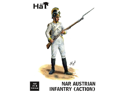 Napoleonic Austrian Line Infantry - In Action (18 Figures) - zdjęcie 1