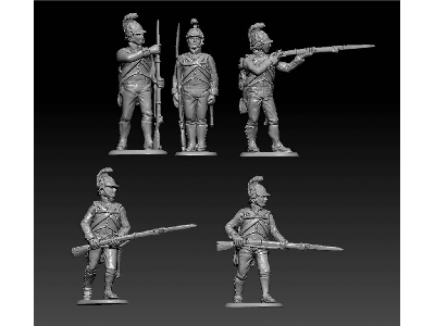 Napoleonic Austrian Line Infantry - In Action (18 Figures) - zdjęcie 4