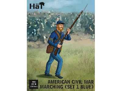 Union Infantry Marching Set 1 - 18 Figures (American Civil War 1861-1865) - zdjęcie 1
