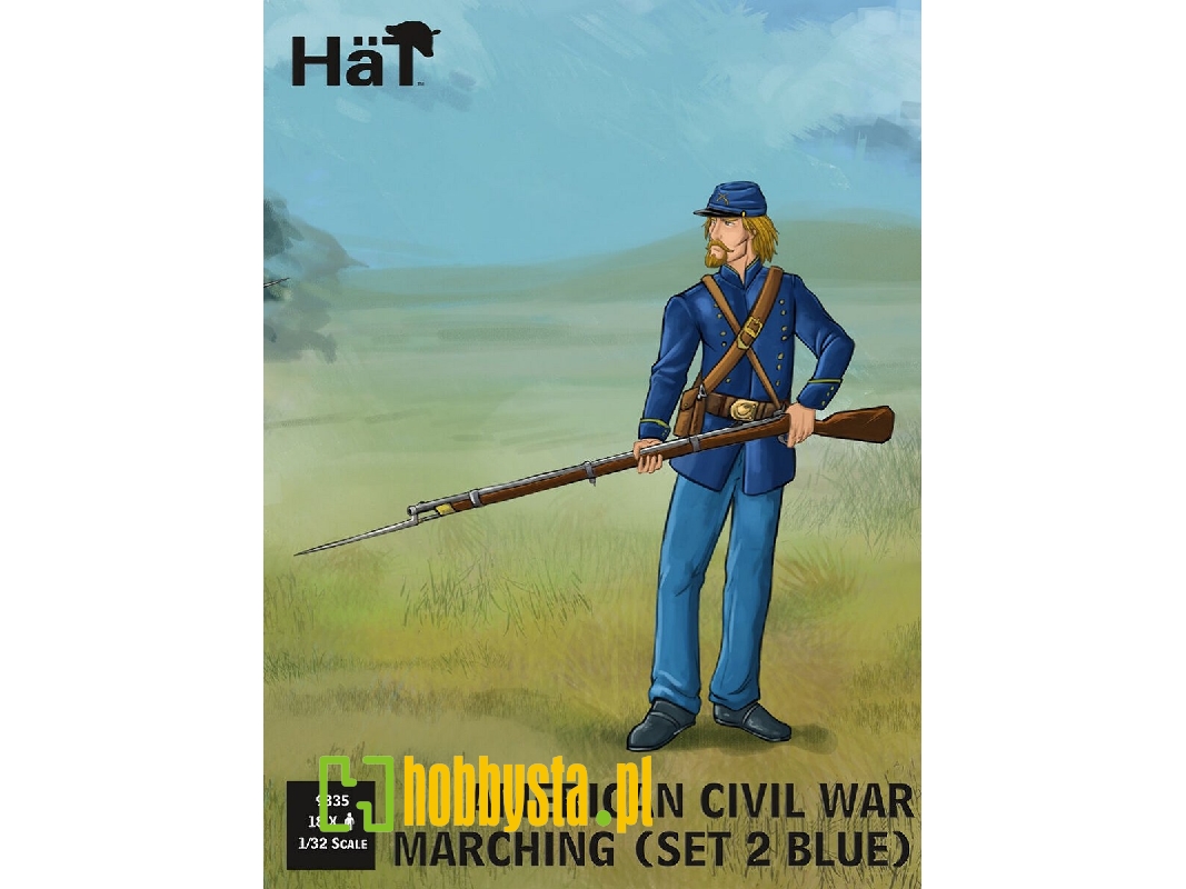 Union Infantry Marching Set 2 - 18 Figures (American Civil War 1861-1865) - zdjęcie 1 Union Infantry Marching Set 2 - 18 Figures (American Civil War 1861-1865) - zdjęcie 1