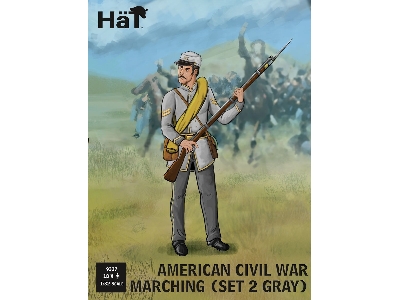 Confederate Infantry Marching Set 2 - 18 Figures (American Civil War 1861-1865) - zdjęcie 1