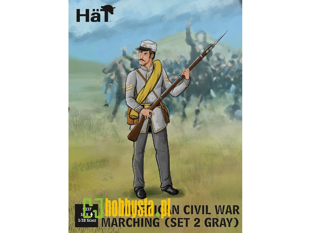 Confederate Infantry Marching Set 2 - 18 Figures (American Civil War 1861-1865) - zdjęcie 1 Confederate Infantry Marching Set 2 - 18 Figures (American Civil War 1861-1865) - zdjęcie 1
