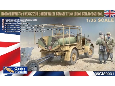 Bedford Mwc 15-cwt 4x2 250 Gallon Water Bowser Truck (Open Cab Aeroscreen) - zdjęcie 1