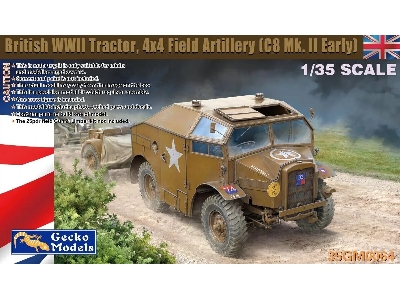 British Wwii Tractor, 4x4 Field Artillery (C8 Mk.Ii Early) - zdjęcie 1