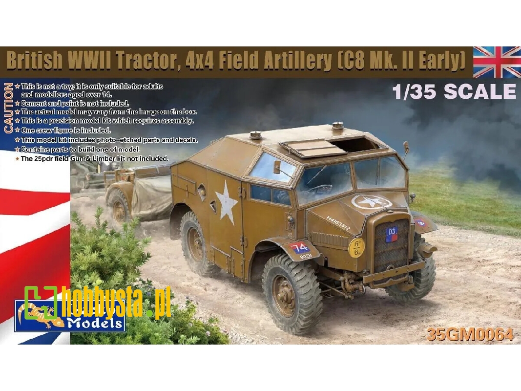 British Wwii Tractor, 4x4 Field Artillery (C8 Mk.Ii Early) - zdjęcie 1 British Wwii Tractor, 4x4 Field Artillery (C8 Mk.Ii Early) - zdjęcie 1