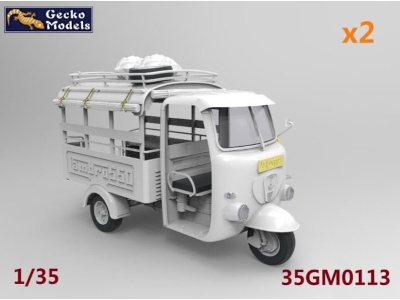 60'-70's Saigon Shuttle Motor - Tricycle Depot And A Take Break Driver (2 Kits In 1 Box) - zdjęcie 2