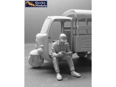 60'-70's Saigon Shuttle Motor - Tricycle Depot And A Take Break Driver (2 Kits In 1 Box) - zdjęcie 3
