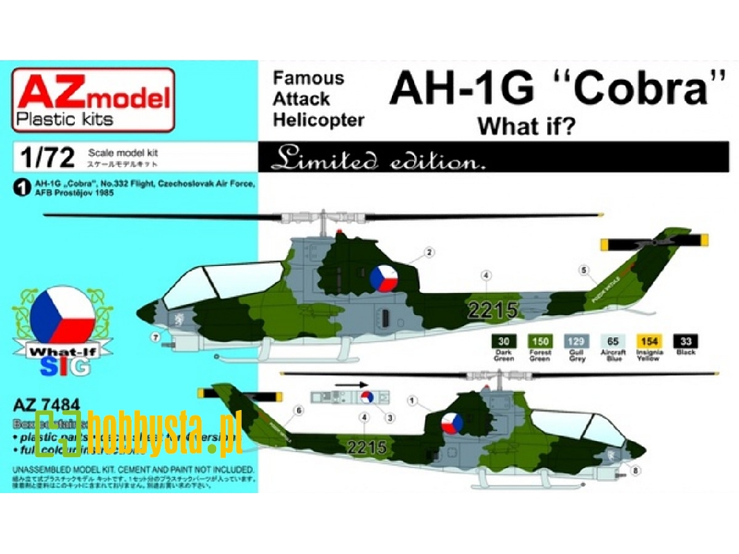 Attack Helicopter Ah-1g Late "cobra" What If? - zdjęcie 1 Attack Helicopter Ah-1g Late "cobra" What If? - zdjęcie 1