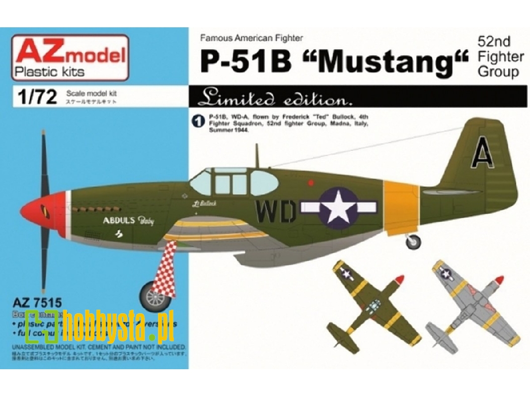 P-51b Mustang 52' Fg - zdjęcie 1 P-51b Mustang 52' Fg - zdjęcie 1