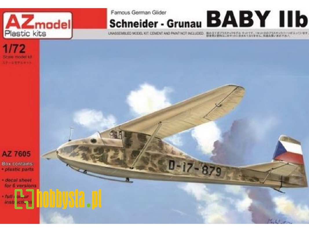 Schneider Grunau Baby Iib Cz - zdjęcie 1 Schneider Grunau Baby Iib Cz - zdjęcie 1