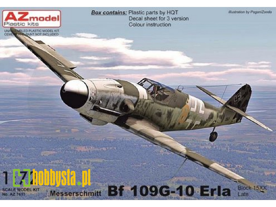 Bf-109g-10 Erla Block 15xx Late - zdjęcie 1 Bf-109g-10 Erla Block 15xx Late - zdjęcie 1