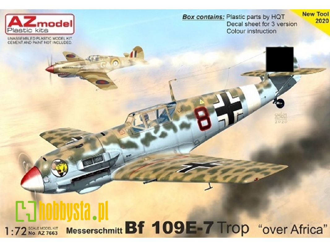 Bf-109e-7 Trop "over Africa" - zdjęcie 1 Bf-109e-7 Trop "over Africa" - zdjęcie 1