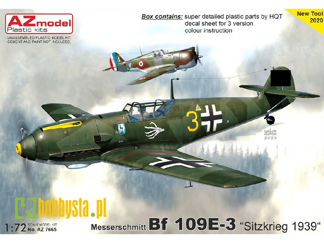 Messerschmitt Bf 109e-3 "sitzkrieg 1939" - zdjęcie 1 Messerschmitt Bf 109e-3 "sitzkrieg 1939" - zdjęcie 1