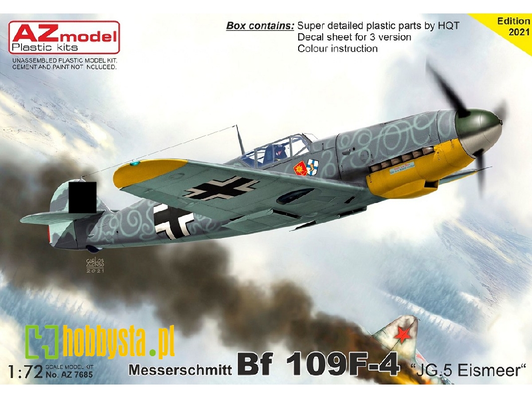Messerschmitt Bf 109f-4 "jg.5 Eismeer" - zdjęcie 1 Messerschmitt Bf 109f-4 "jg.5 Eismeer" - zdjęcie 1