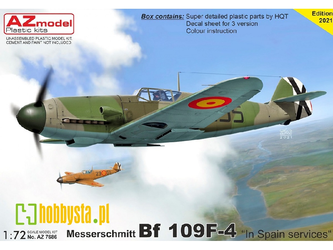 Messerschmitt Bf 109f-4 "in Spain Service" - zdjęcie 1 Messerschmitt Bf 109f-4 "in Spain Service" - zdjęcie 1