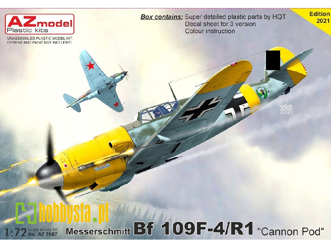 Messerschmitt Bf 109f-4/R1 "cannon Pod" - zdjęcie 1 Messerschmitt Bf 109f-4/R1 "cannon Pod" - zdjęcie 1