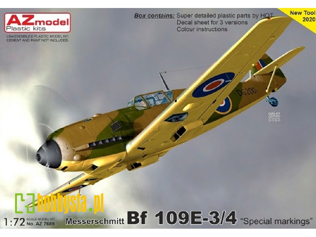 Messerschmitt Bf 109e-3/4 "special Markings" - zdjęcie 1 Messerschmitt Bf 109e-3/4 "special Markings" - zdjęcie 1