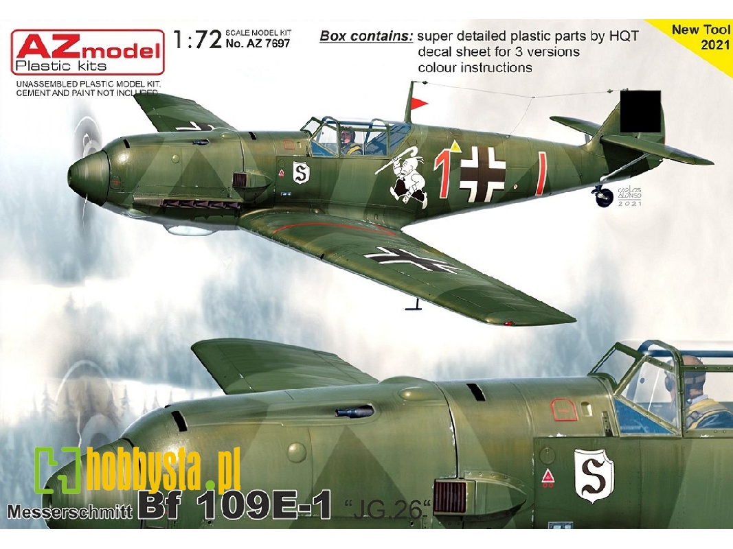 Messerschmitt Bf 109e-1 "jg.26" - zdjęcie 1 Messerschmitt Bf 109e-1 "jg.26" - zdjęcie 1