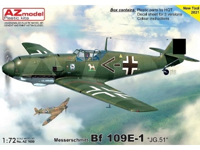 Messerschmitt Bf 109e-1 "jg.51" - zdjęcie 1