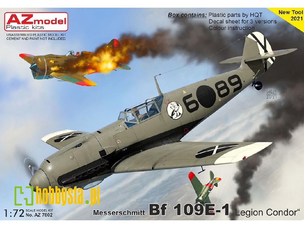 Messerschmitt Bf 109e-1 "legion Condor" - zdjęcie 1 Messerschmitt Bf 109e-1 "legion Condor" - zdjęcie 1