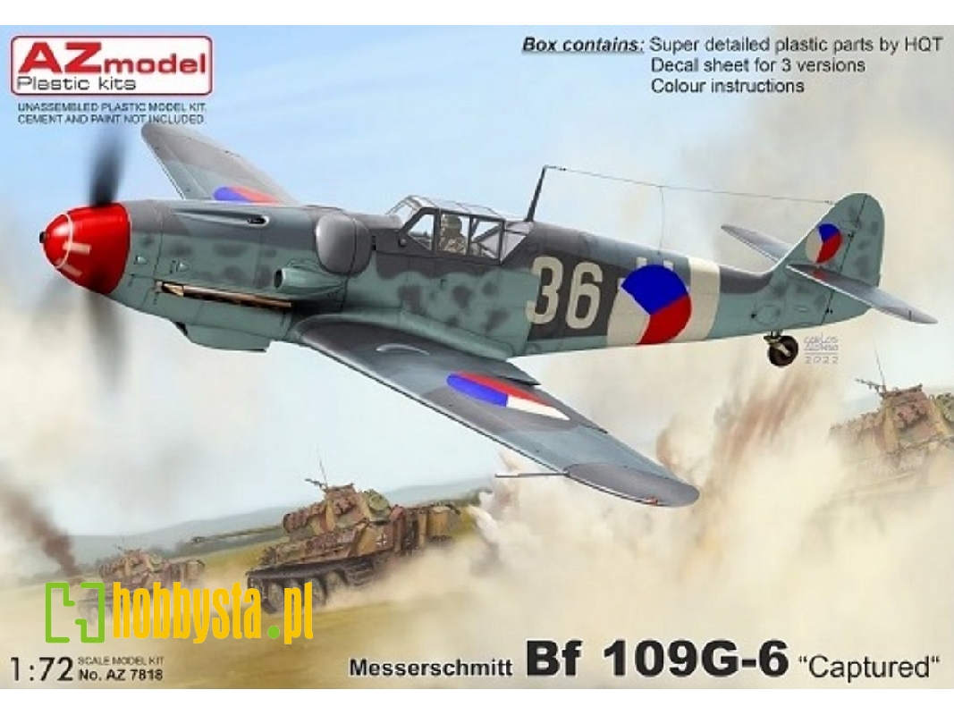 Messerschmitt Bf 109g-6 "captured" - zdjęcie 1 Messerschmitt Bf 109g-6 "captured" - zdjęcie 1