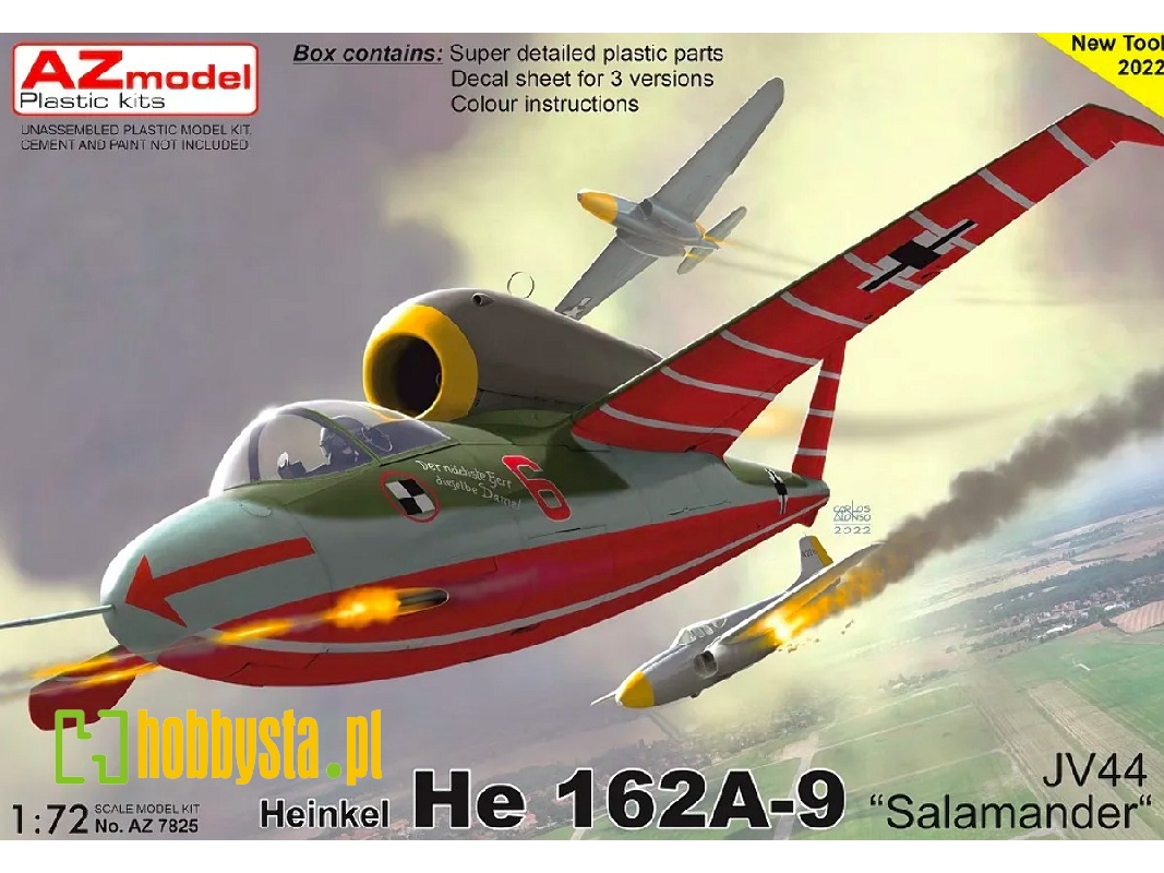 Heinkel He 162a-9 Salamander Jv44 - zdjęcie 1 Heinkel He 162a-9 Salamander Jv44 - zdjęcie 1