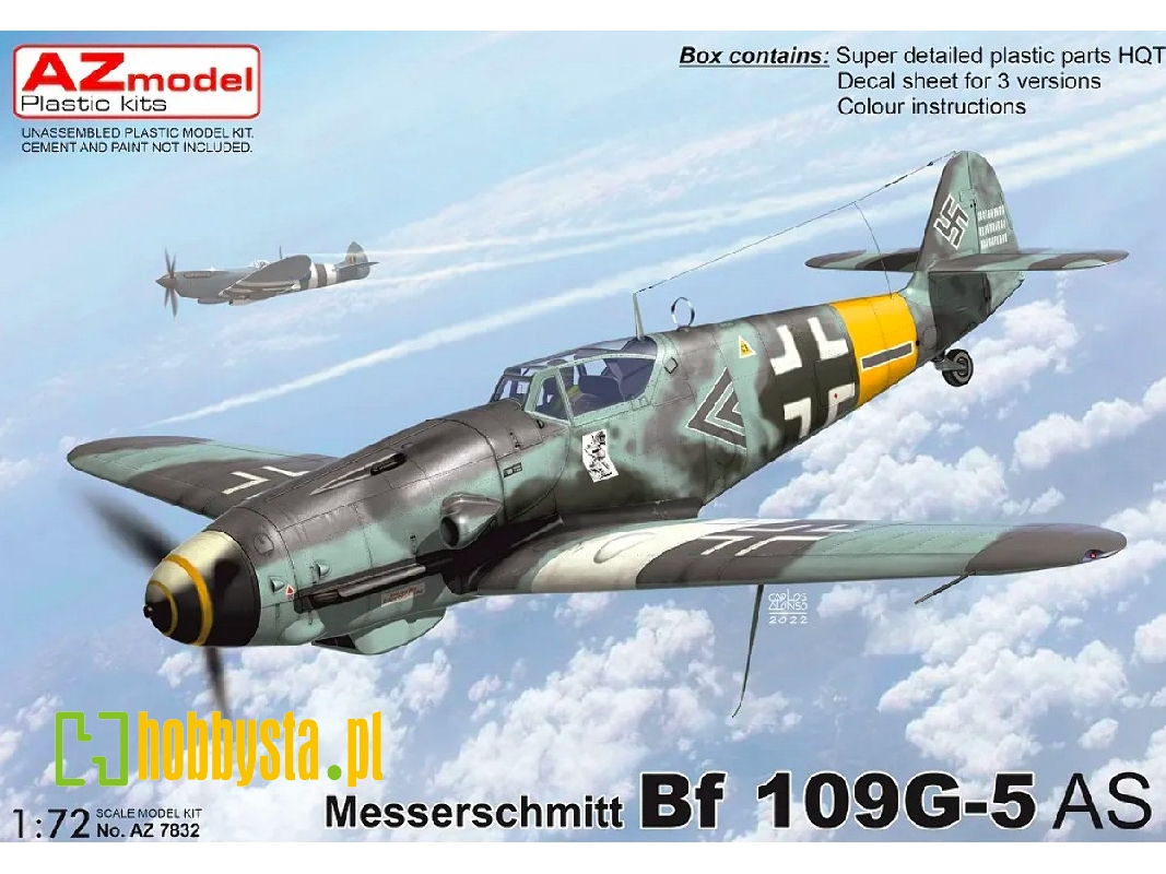 Messerschmitt Bf 109g-5/As - zdjęcie 1 Messerschmitt Bf 109g-5/As - zdjęcie 1