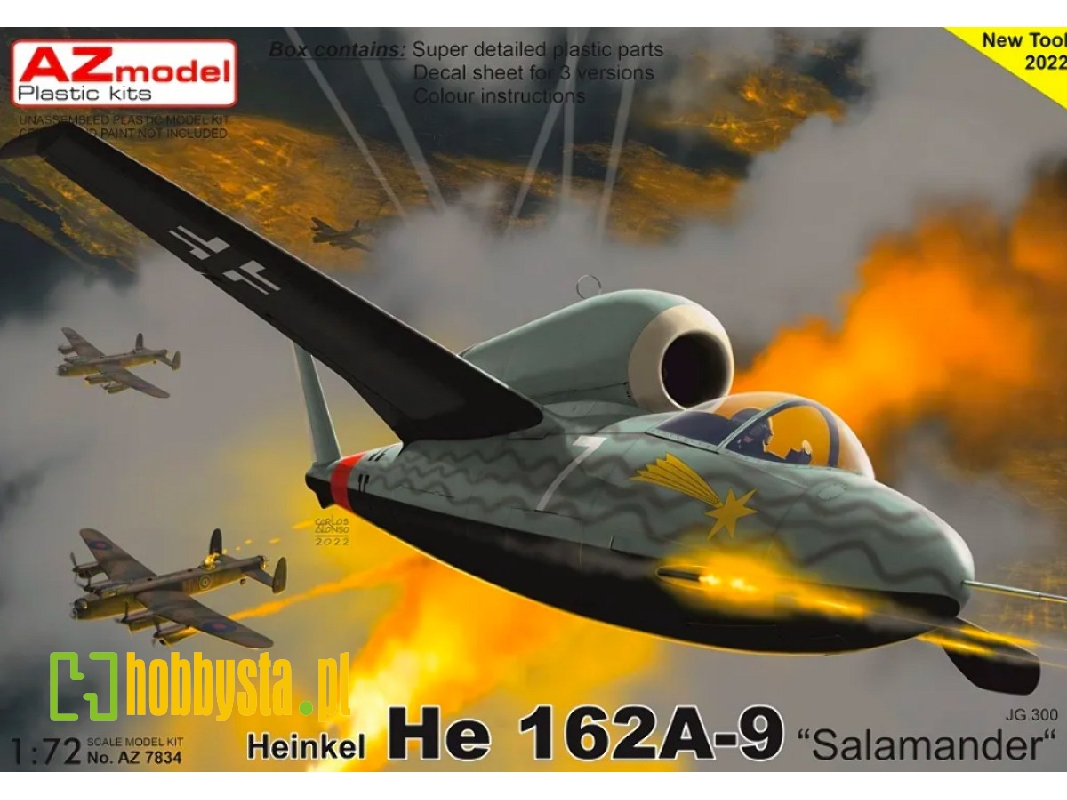 He 162a-9 Salamander Jg.300 - zdjęcie 1 He 162a-9 Salamander Jg.300 - zdjęcie 1