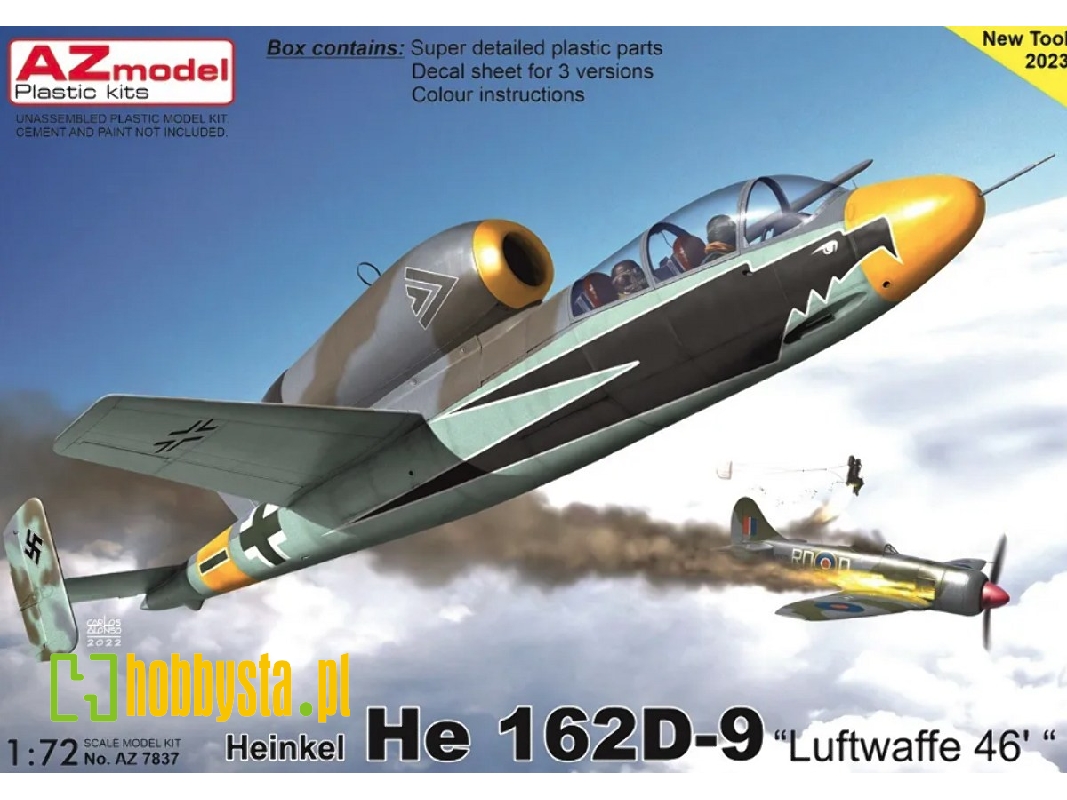 He 162d-9 Two-seater Luftwaffe 46 - zdjęcie 1 He 162d-9 Two-seater Luftwaffe 46 - zdjęcie 1