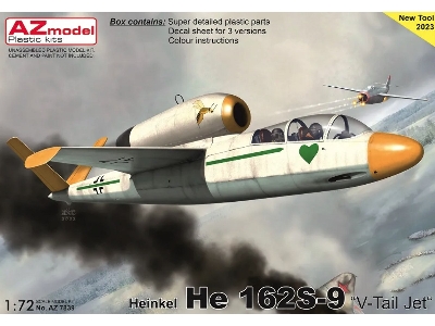 He 162s-9 Two-seater V-tail Jet - zdjęcie 1