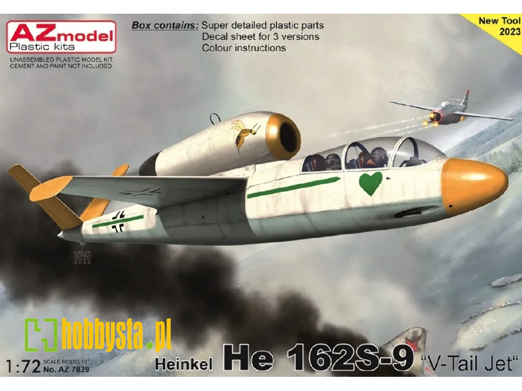 He 162s-9 Two-seater V-tail Jet - zdjęcie 1 He 162s-9 Two-seater V-tail Jet - zdjęcie 1