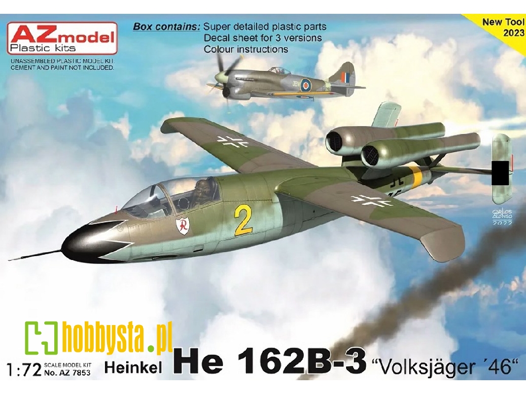 Heinkel He 162b-3 'volksjager 46' - zdjęcie 1 Heinkel He 162b-3 'volksjager 46' - zdjęcie 1