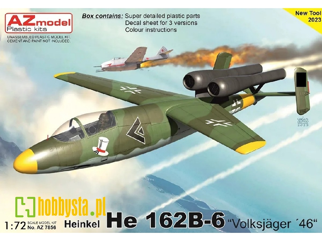 Heinkel He 162 B-6 'volksjager 46' - zdjęcie 1 Heinkel He 162 B-6 'volksjager 46' - zdjęcie 1