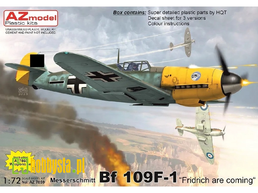 Messerschmitt Bf 109 F-1 'fridrich Are Coming' - zdjęcie 1 Messerschmitt Bf 109 F-1 'fridrich Are Coming' - zdjęcie 1