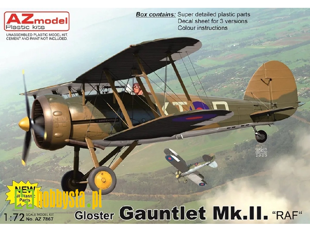 Gloster Gauntlet Mk.Ii 'raf' - zdjęcie 1 Gloster Gauntlet Mk.Ii 'raf' - zdjęcie 1