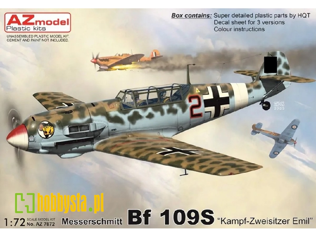 Messerschmitt Bf 109s 'kampf-zweisitzer Emil' - zdjęcie 1 Messerschmitt Bf 109s 'kampf-zweisitzer Emil' - zdjęcie 1