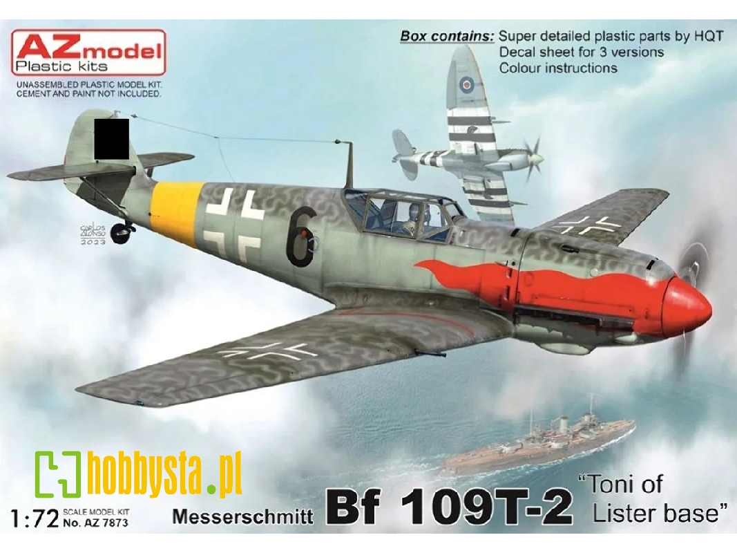 Messerschmitt Bf 109t-2 'toni Of Lister Base' - zdjęcie 1 Messerschmitt Bf 109t-2 'toni Of Lister Base' - zdjęcie 1