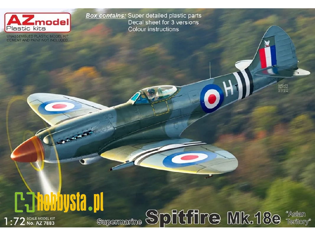 Supermarine Spitfire Mk.18e 'asian Teritory' - zdjęcie 1 Supermarine Spitfire Mk.18e 'asian Teritory' - zdjęcie 1