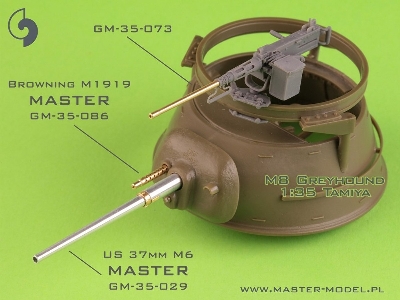 Browning M1919 A4 .30 Cal (7,62mm) - Karabin Maszynowy - zdjęcie 6
