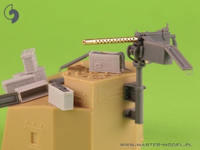 Browning M1919 A4 .30 Cal (7,62mm) - Z Uchwytem Plot. M20 (Używany Np. Na M3 Stuart) Lub Z Kołyską D7431  (Np. M3 Scout Car) 