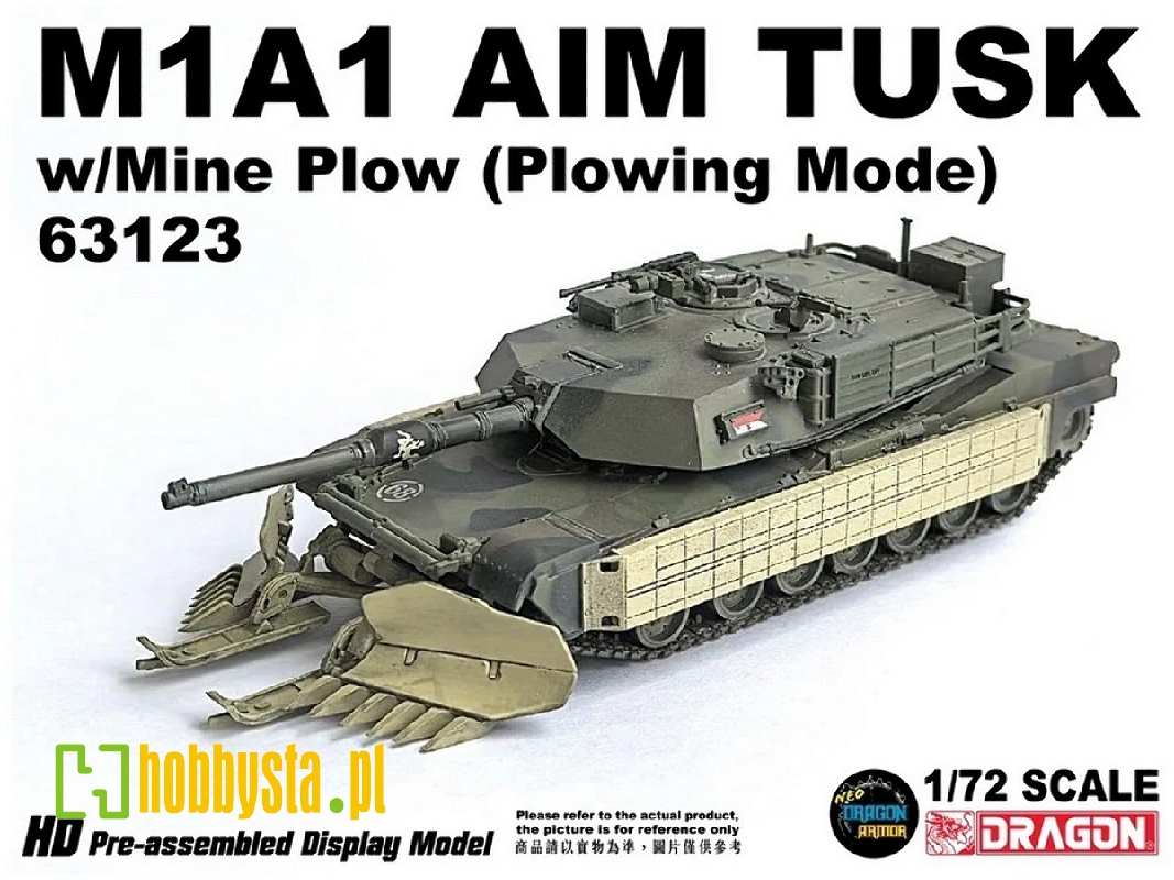 M1a1 Aim Tusk W/ Mine Plow (Plowing Mode) - zdjęcie 1