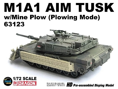M1a1 Aim Tusk W/ Mine Plow (Plowing Mode) - zdjęcie 2
