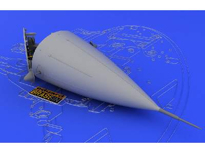  F-16 radar early 1/48 - Tamiya - żywica i blaszki - zdjęcie 4