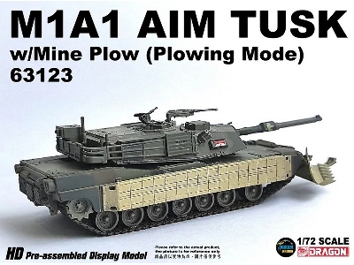 M1a1 Aim Tusk W/ Mine Plow (Plowing Mode) - zdjęcie 4